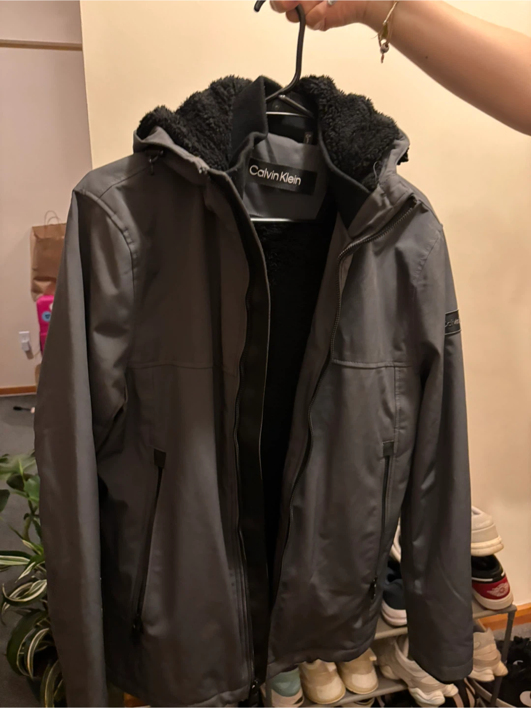 Calvin Klein Grey Winter Jacket