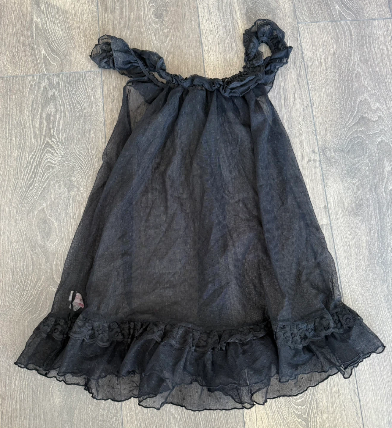 Peach John Pretty Polly Black Babydoll - photo 2