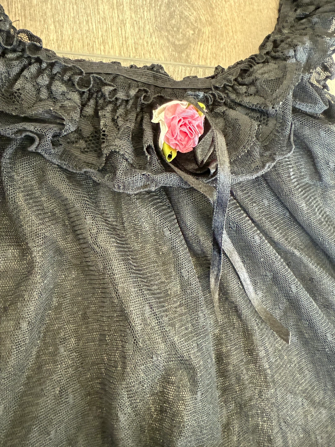 Peach John Pretty Polly Black Babydoll - photo 5