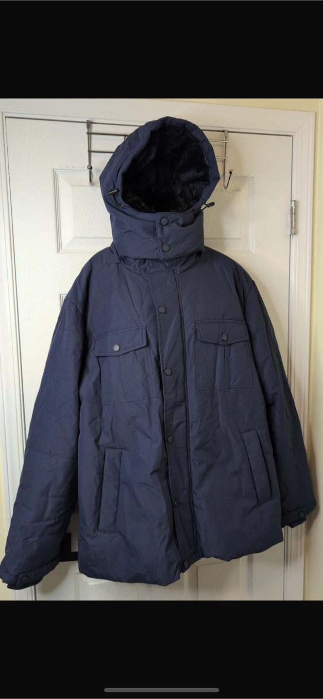 NEW! Men's Winter Jacket Fleece Lined, Removable Hood Parka - photo 5