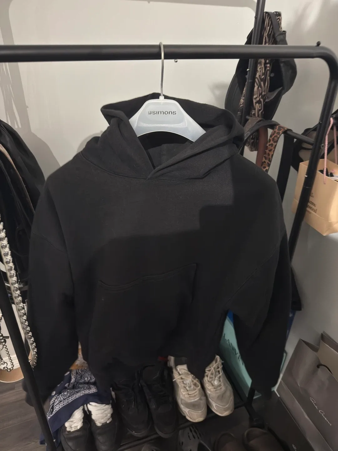 YZY Gap Black Hoodie