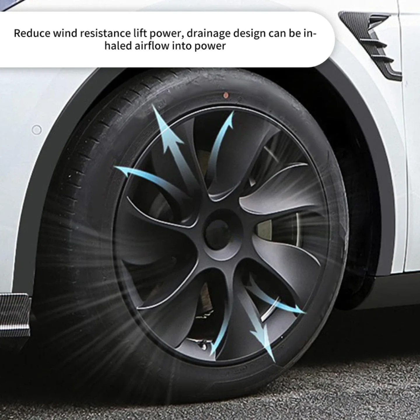 4PCS 19inch Wheel Rim Cover Hubcaps image indicator(4)