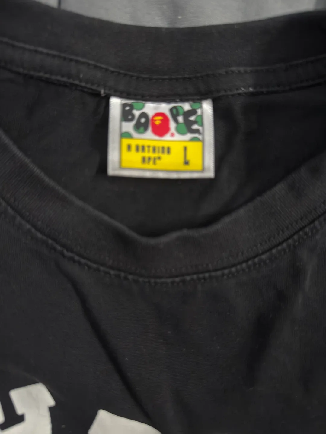 Bathing Ape (BAPE) Black T-Shirt - Size L image indicator(3)