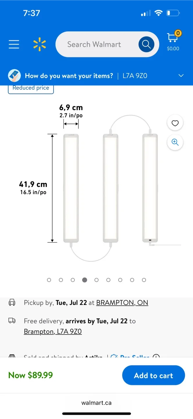 Artika Maestro Plug In Under Cabinet Light image indicator(4)