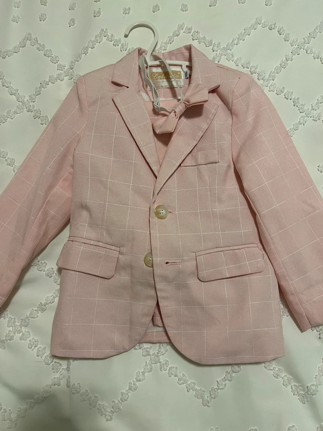 Lolanta Boys Pink Suit Set - Size 100