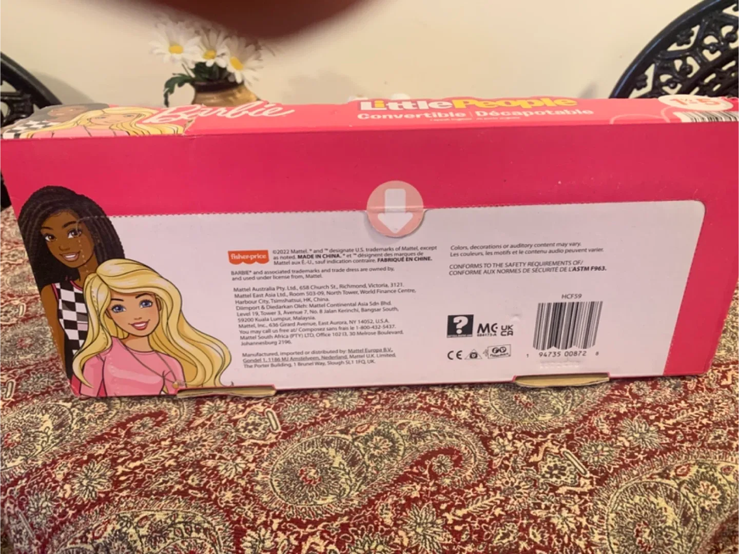 Fisher-Price Little People Barbie Convertible Car image indicator(4)