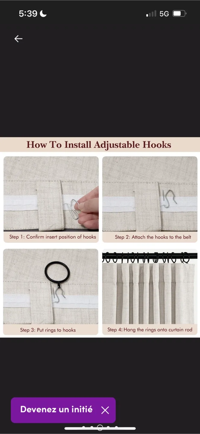 New Neutral Linen Curtains 50 X 90 inch image indicator(8)