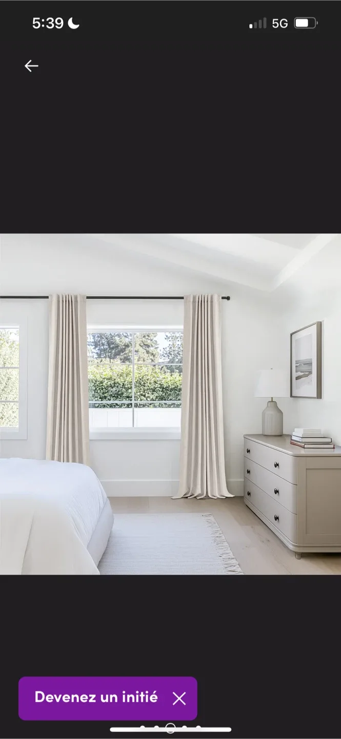 New Neutral Linen Curtains 50 X 90 inch image indicator(7)