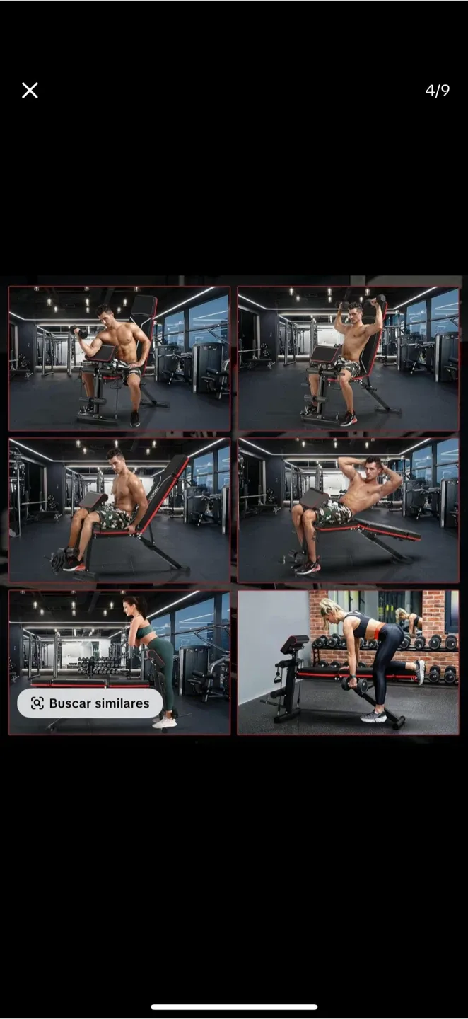 FITNESS Adjustable Workout Bench - All-in-One image indicator(3)