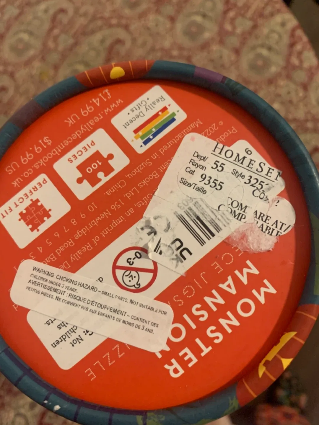 Really Decent Gifts Monster Mansion 100-Piece Jigsaw Puzzle image indicator(4)