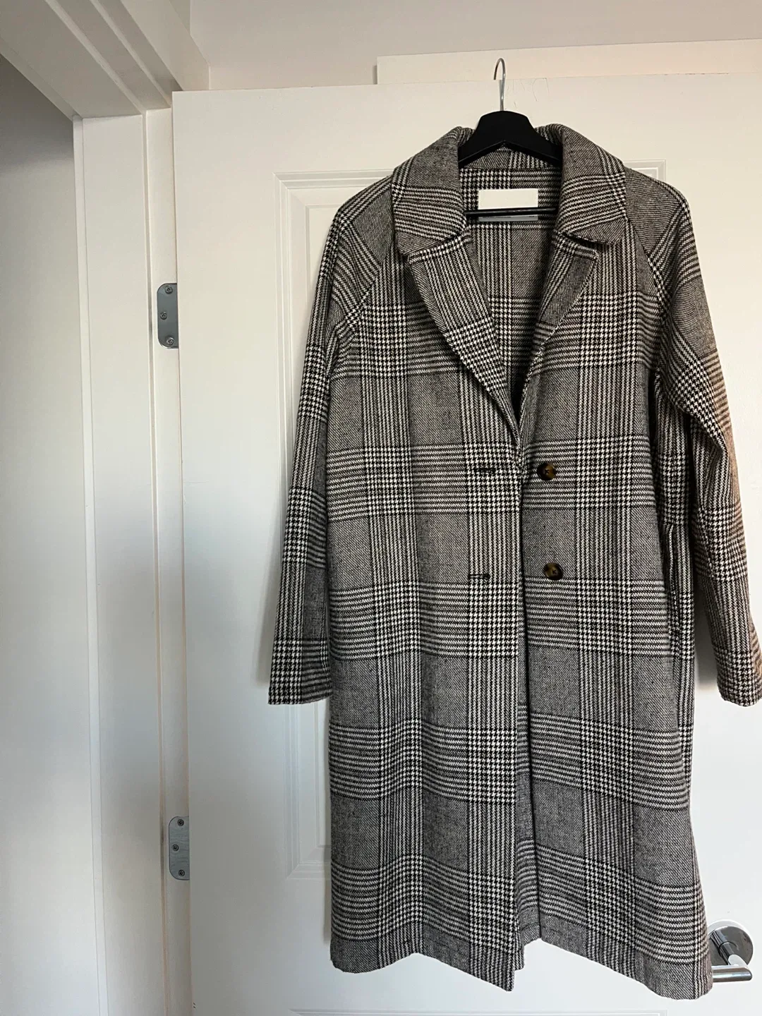 Plaid Wool Blend Coat - Frank and Oak image indicator(2)