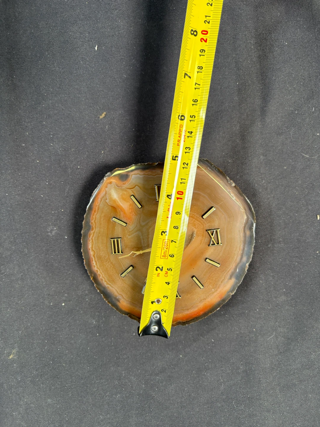 Agate Slice Clock - Unique Home Decor - photo 3