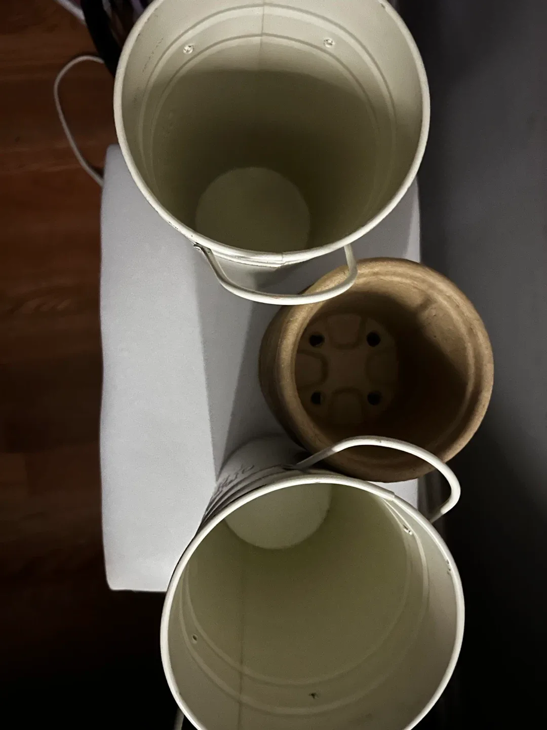 Original 1892 Metal Bucket Planters 🥕 image indicator(2)