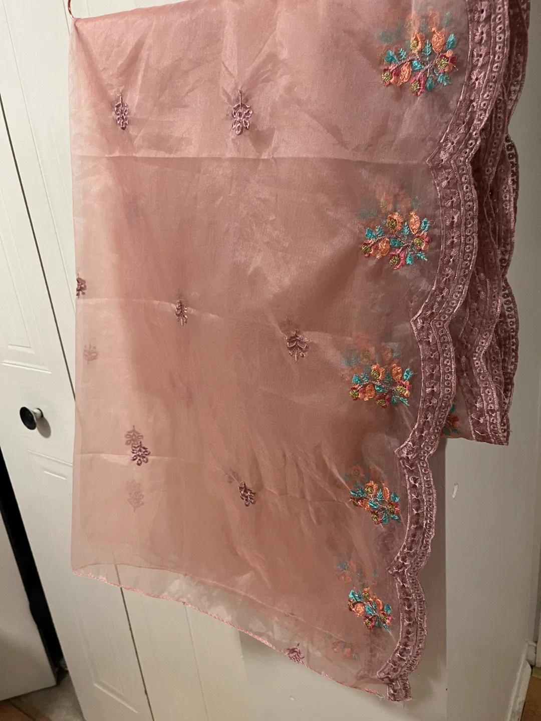 Salwar Kameez Suit Set - Peach image indicator(3)