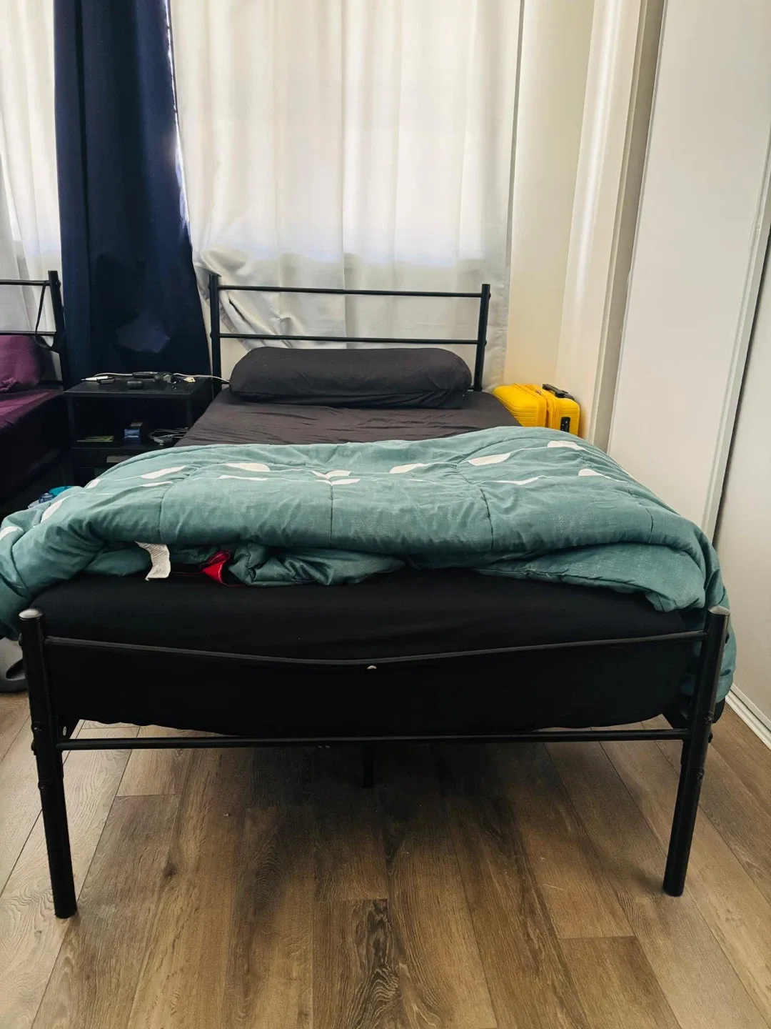 Black Metal Bed Frame - Single