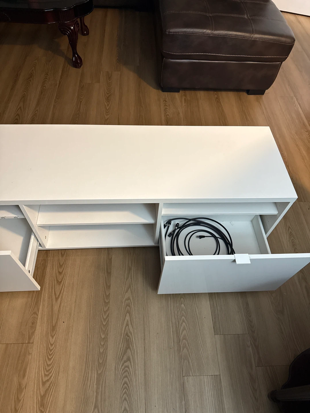White TV Stand/Media Console - photo 3