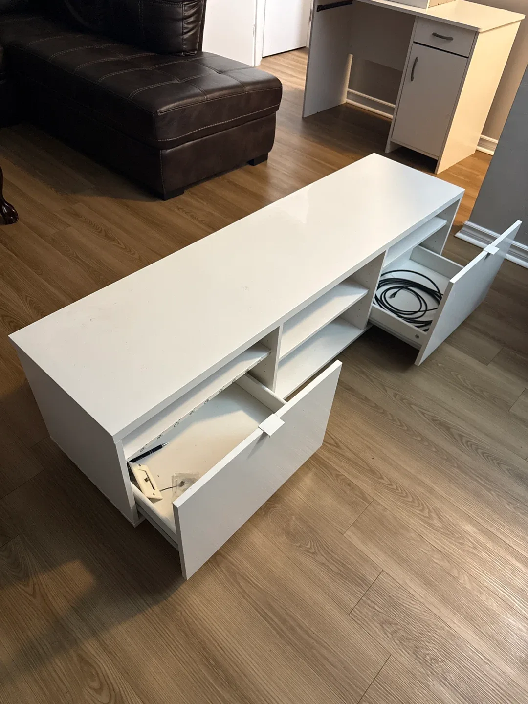 White TV Stand/Media Console