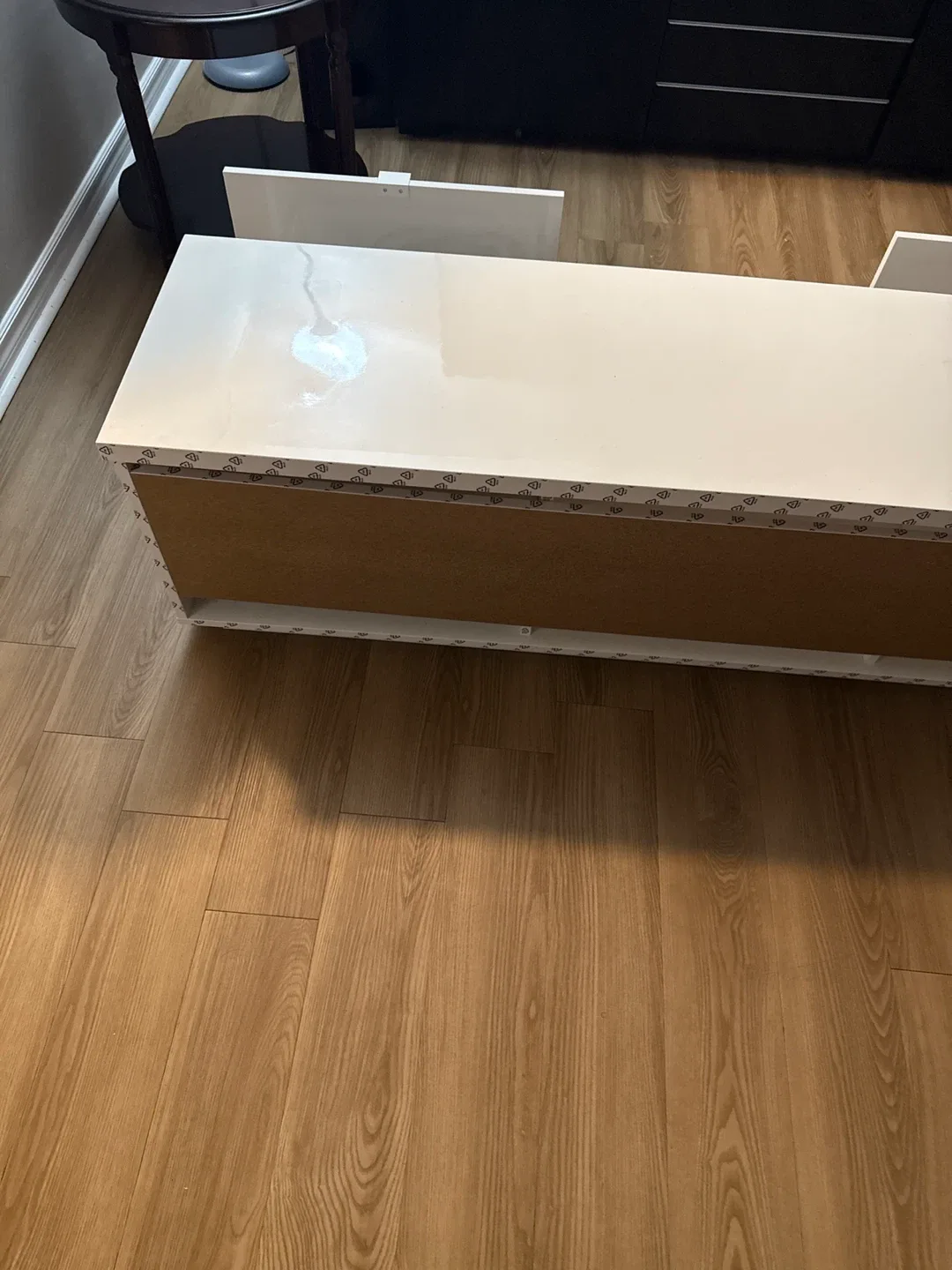 White TV Stand/Media Console image indicator(5)