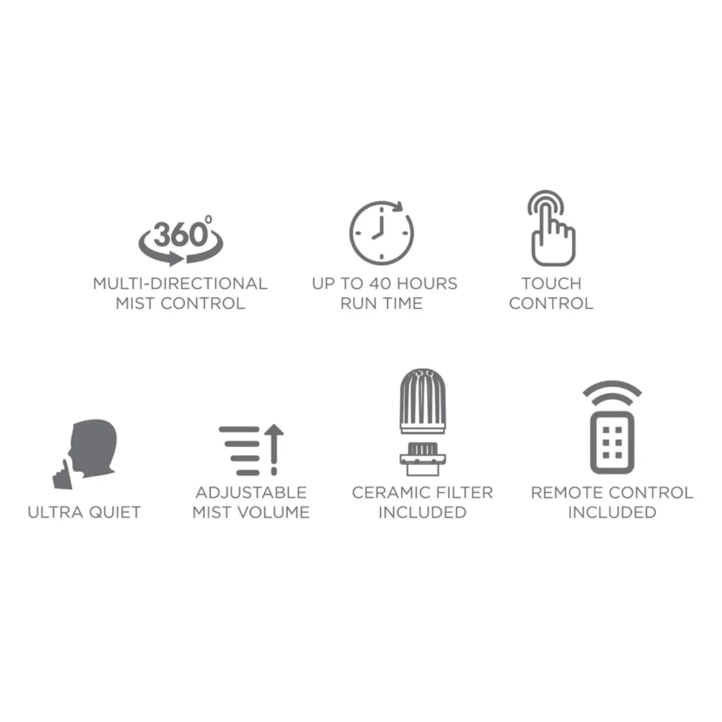 WESTINGHOUSE 5.6L DIGITAL COOL MIST ULTRASONIC HUMIDIFIER image indicator(5)