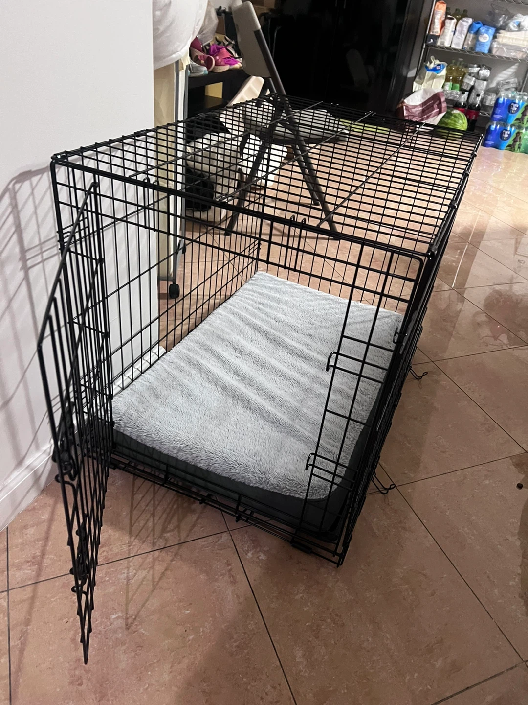 Dog Crate with Pad