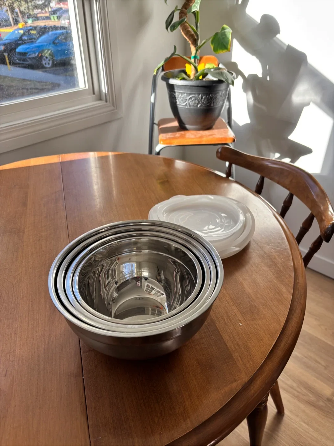 Stainless Steel Mixing Bowls with Lids - Set of 4