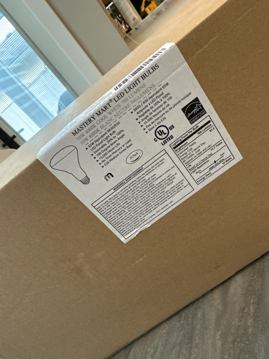 Mastery Mart LED Light Bulbs - New in Box