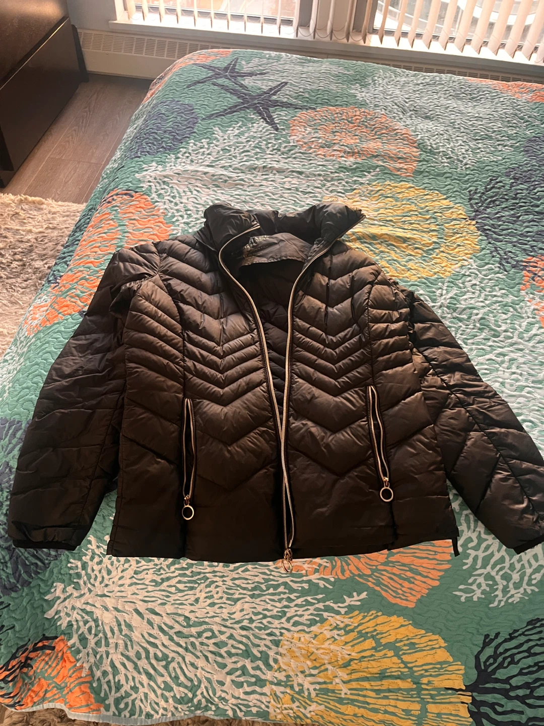 Michael Kors Black Down Puffer Jacket - Size S - photo 2