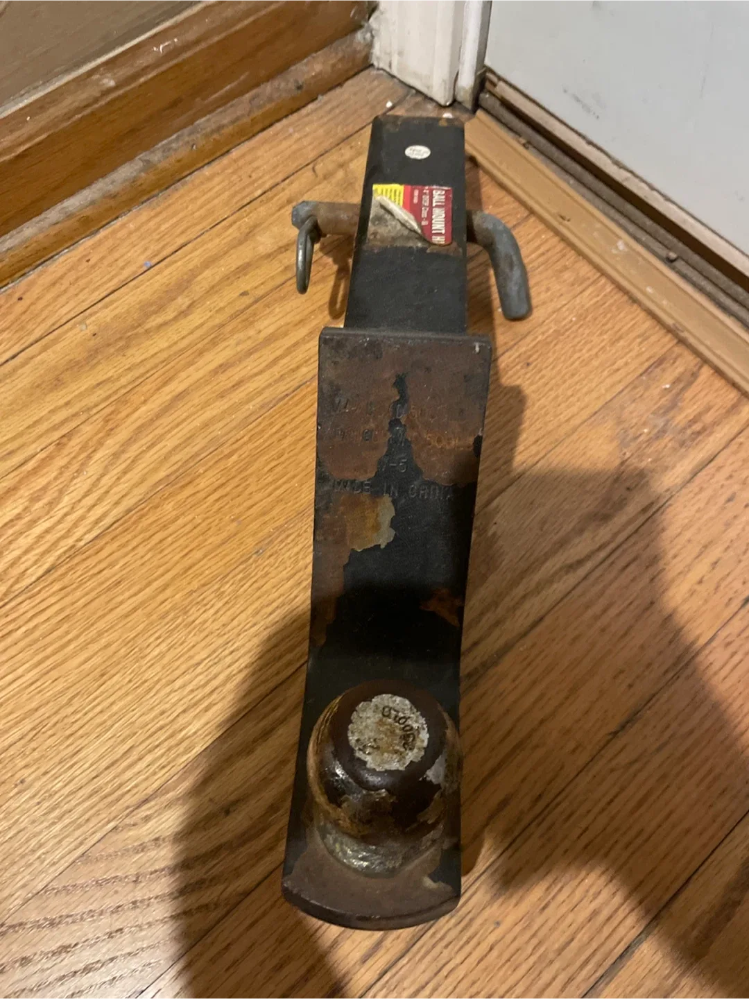 Ball Mount Hitch 4" Drop Class III