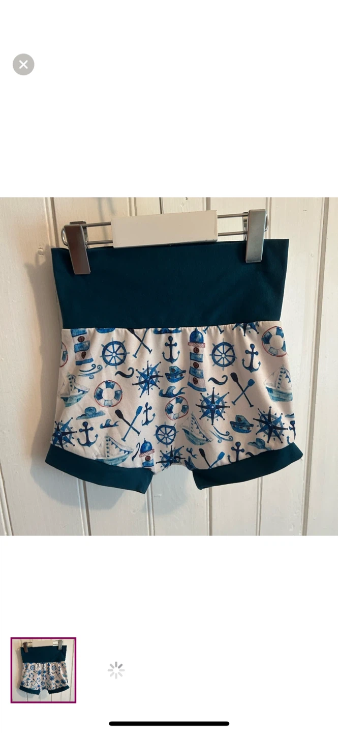 Handmade small shop nautical shorts - photo 4
