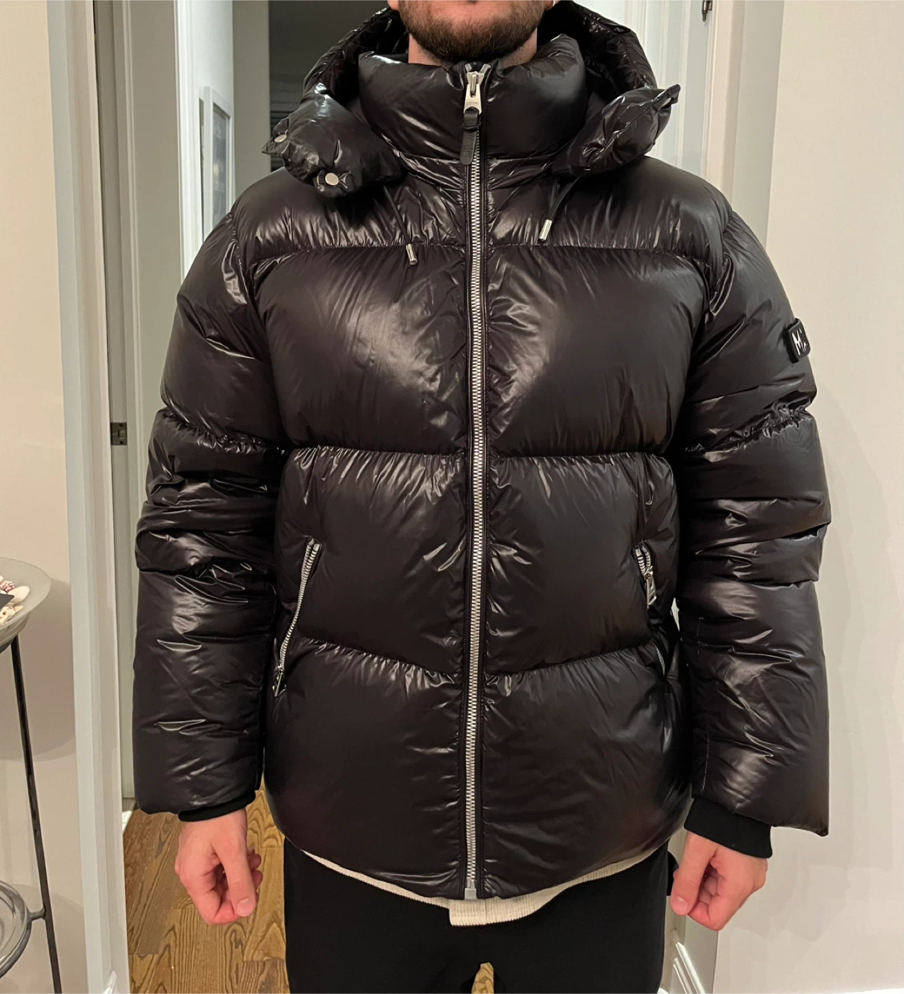Mackage Black Down Puffer Jacket