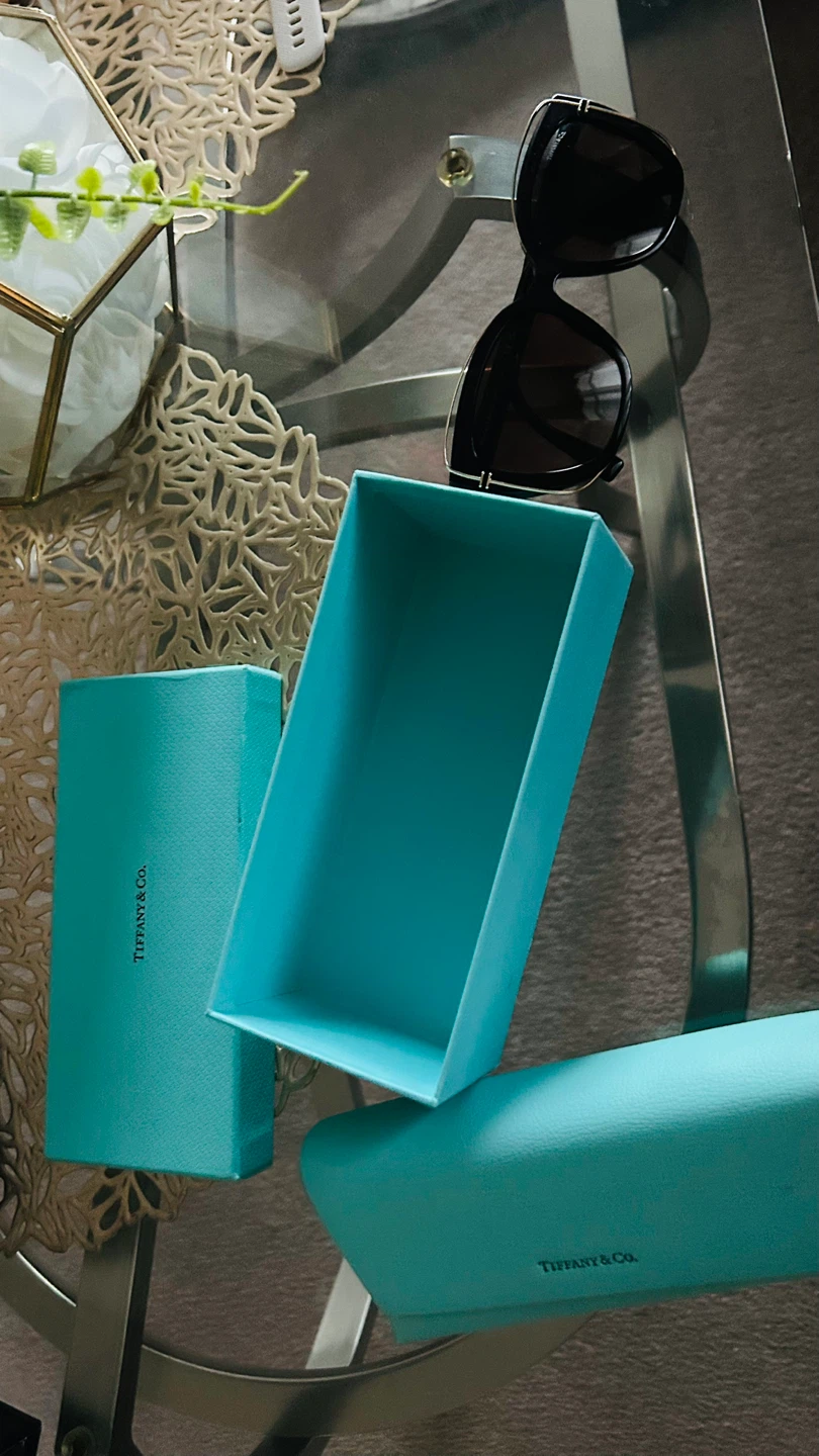 Tiffany & Co. Sunglasses - Black with Gold Trim - photo 4