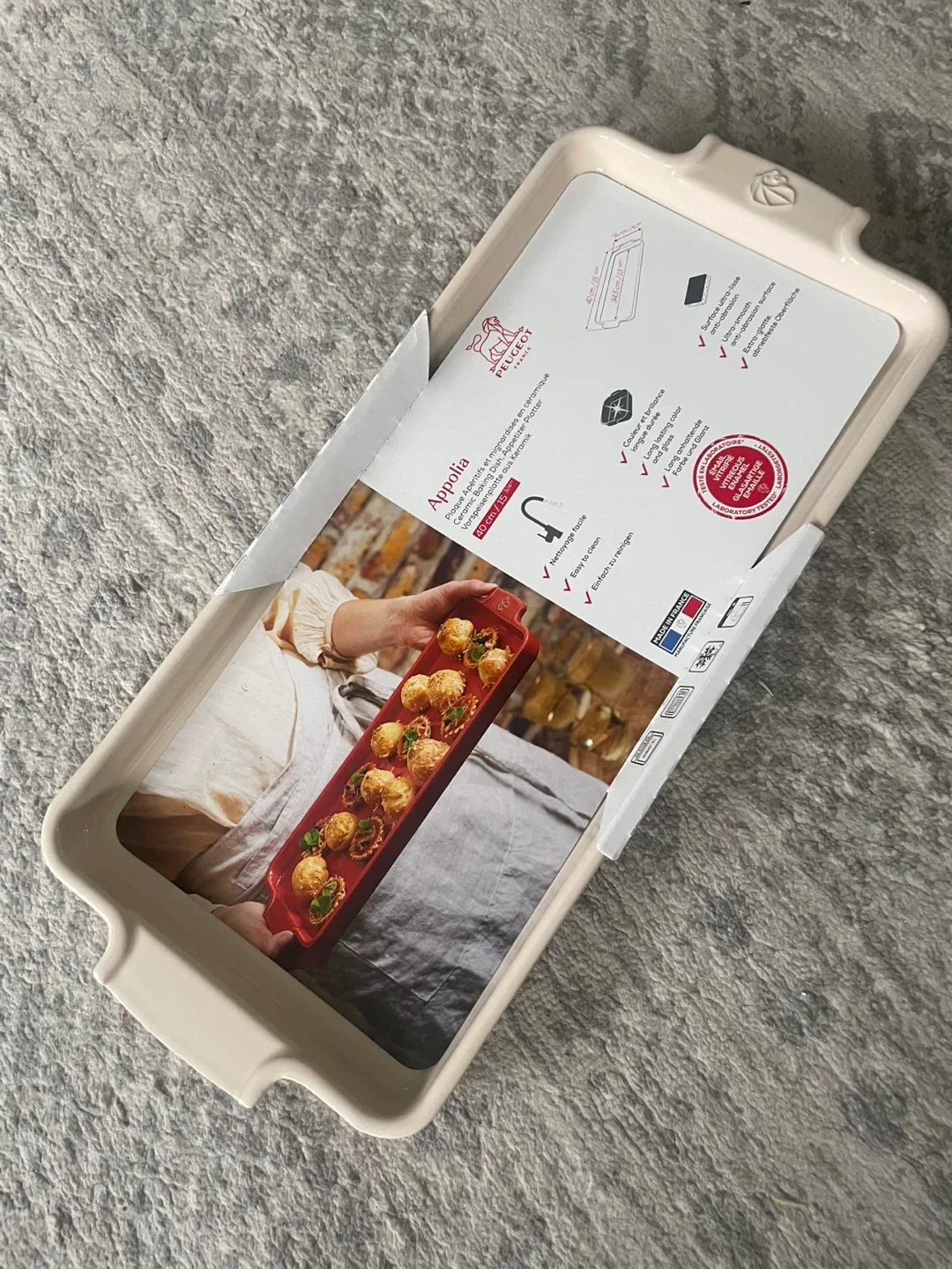 🥕Peugeot Appolia Ceramic Appetizer Platter - 40cm thumbnail