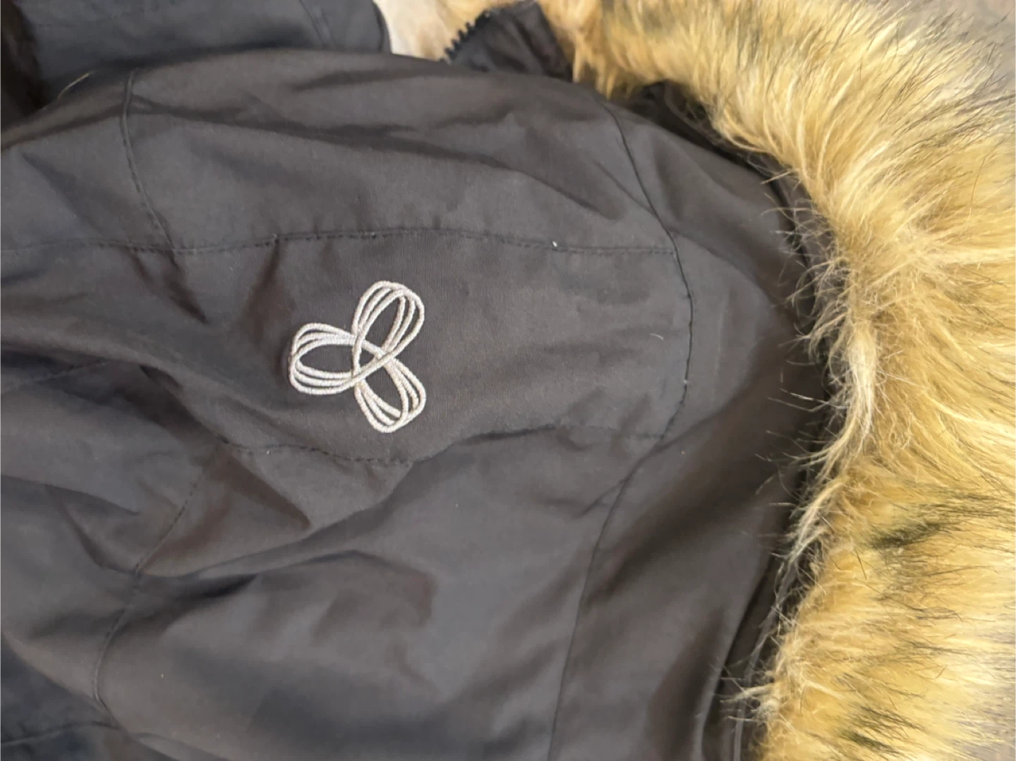 TNA Bancroft black parka with fur hood - Medium - photo 5