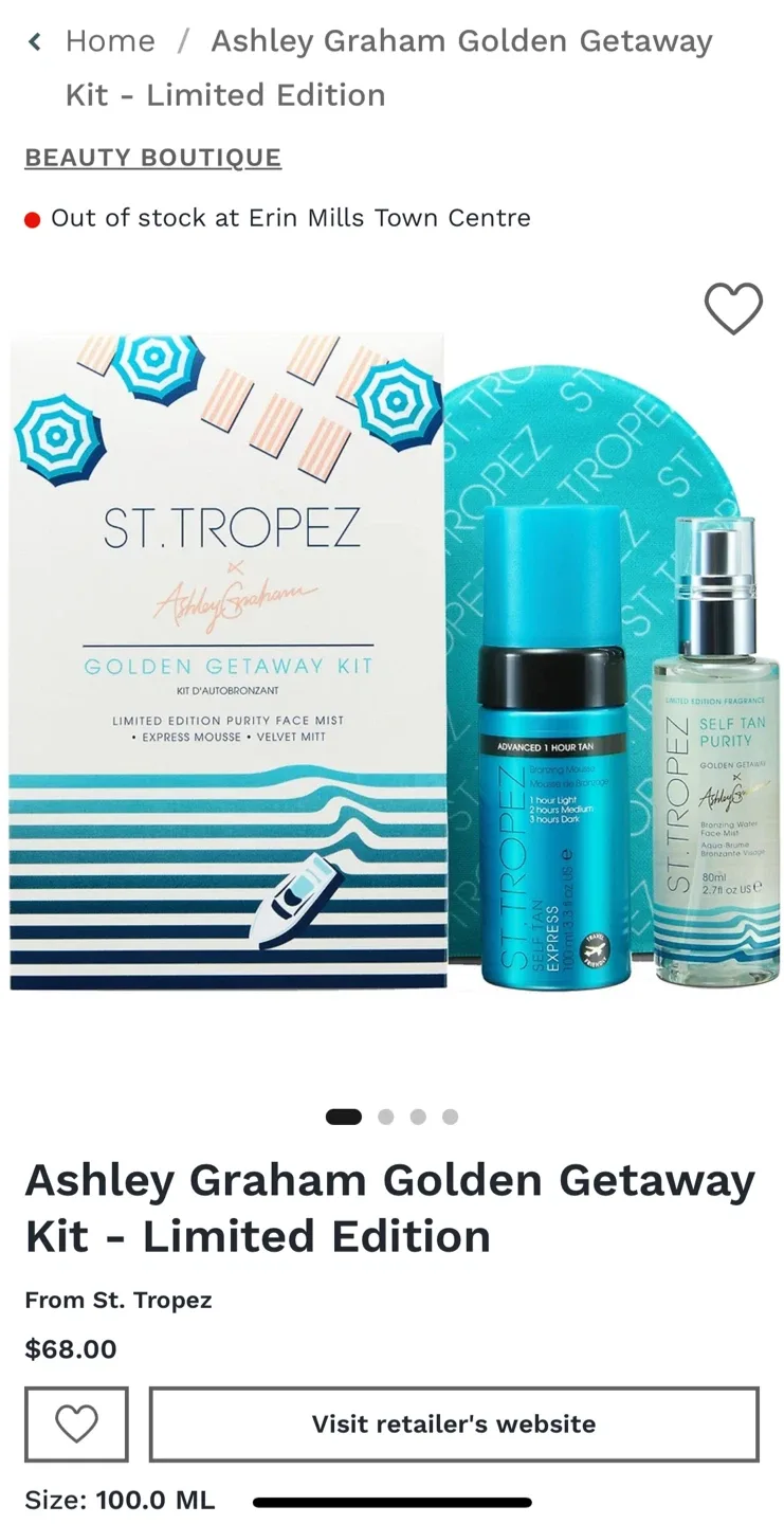 St. Tropez x Ashley Graham Golden Getaway Kit image indicator(4)