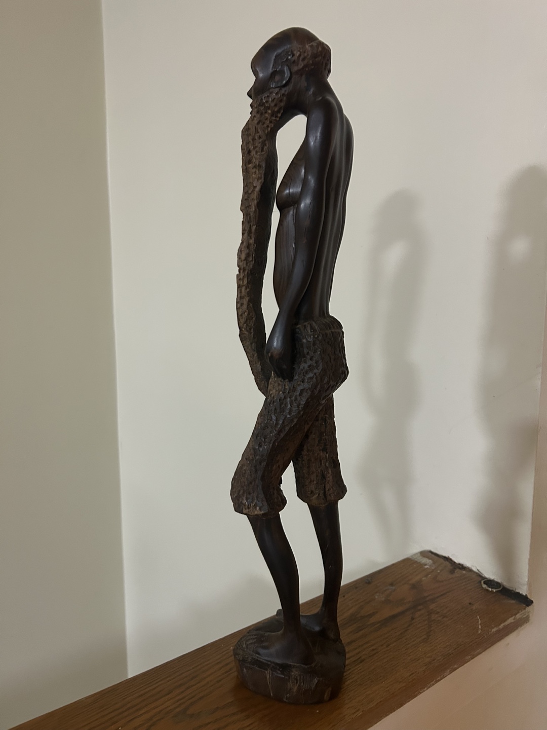 Wooden African Statue - photo 3