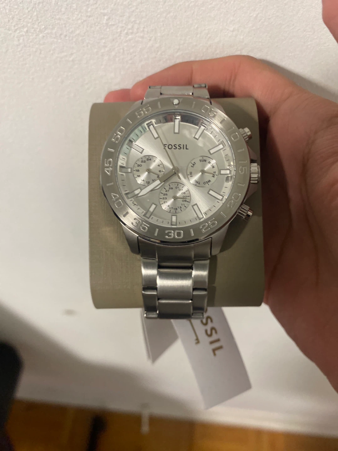 Fossil Silver Watch with Box - photo 3
