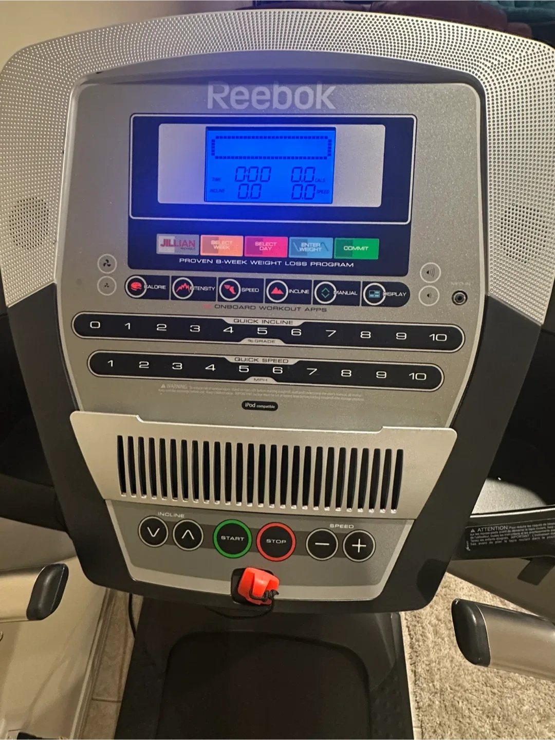 Reebok 1810 Treadmill – Excellent Condition image indicator(3)