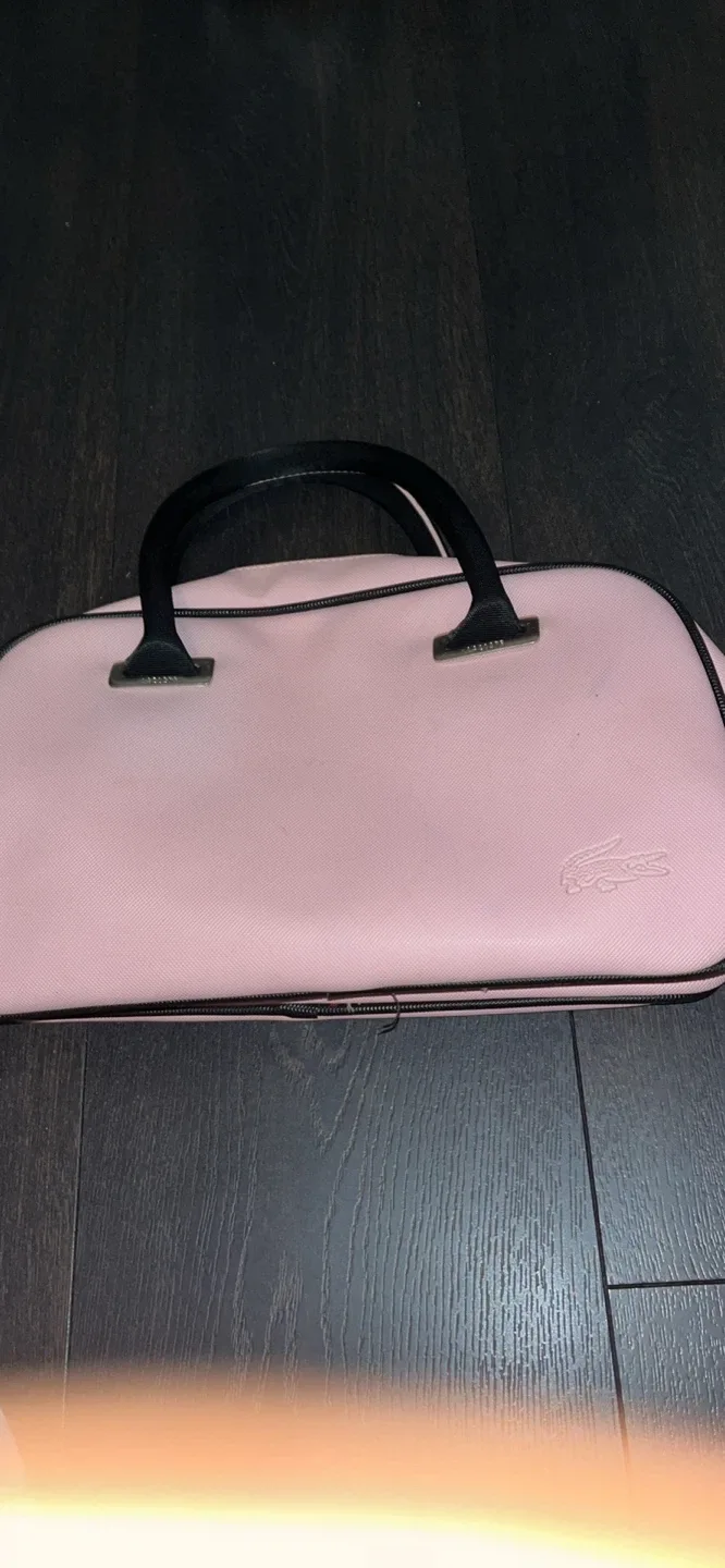 Lacoste Pink Bowling Bag