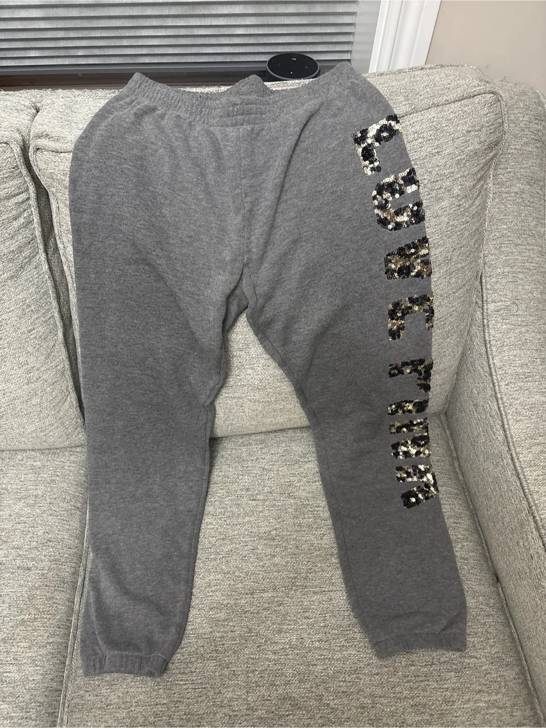 Victoria's Secret PINK Grey Sweatpants thumbnail