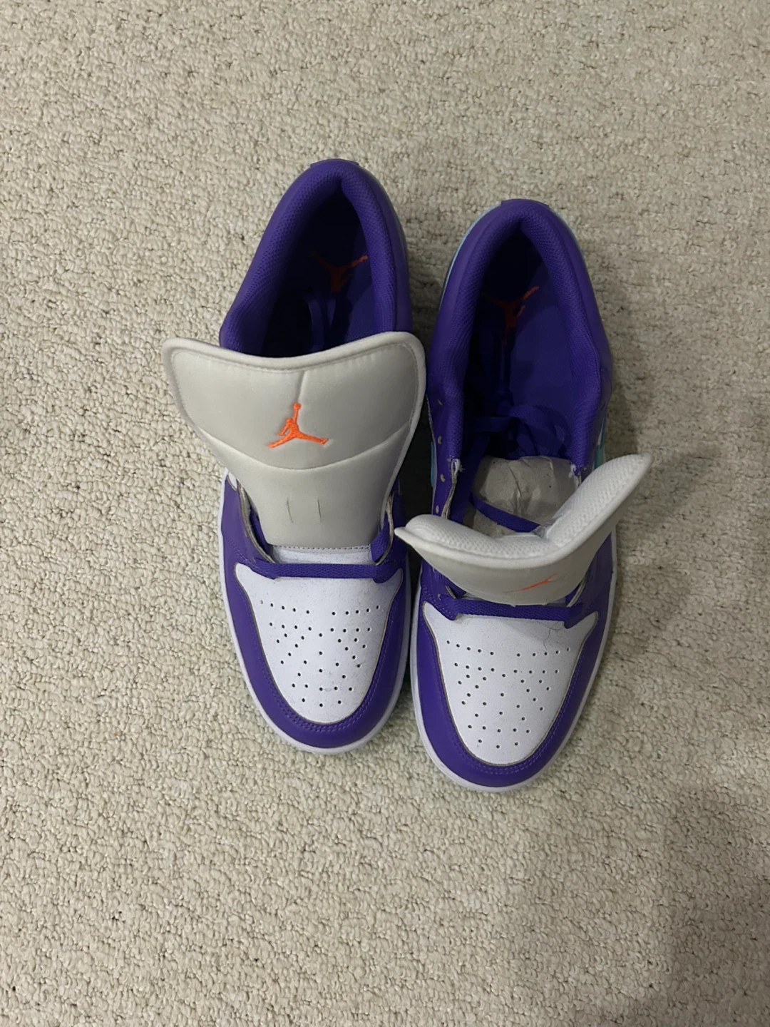 Jordan Low SE Purple/White Size 13 - photo 3