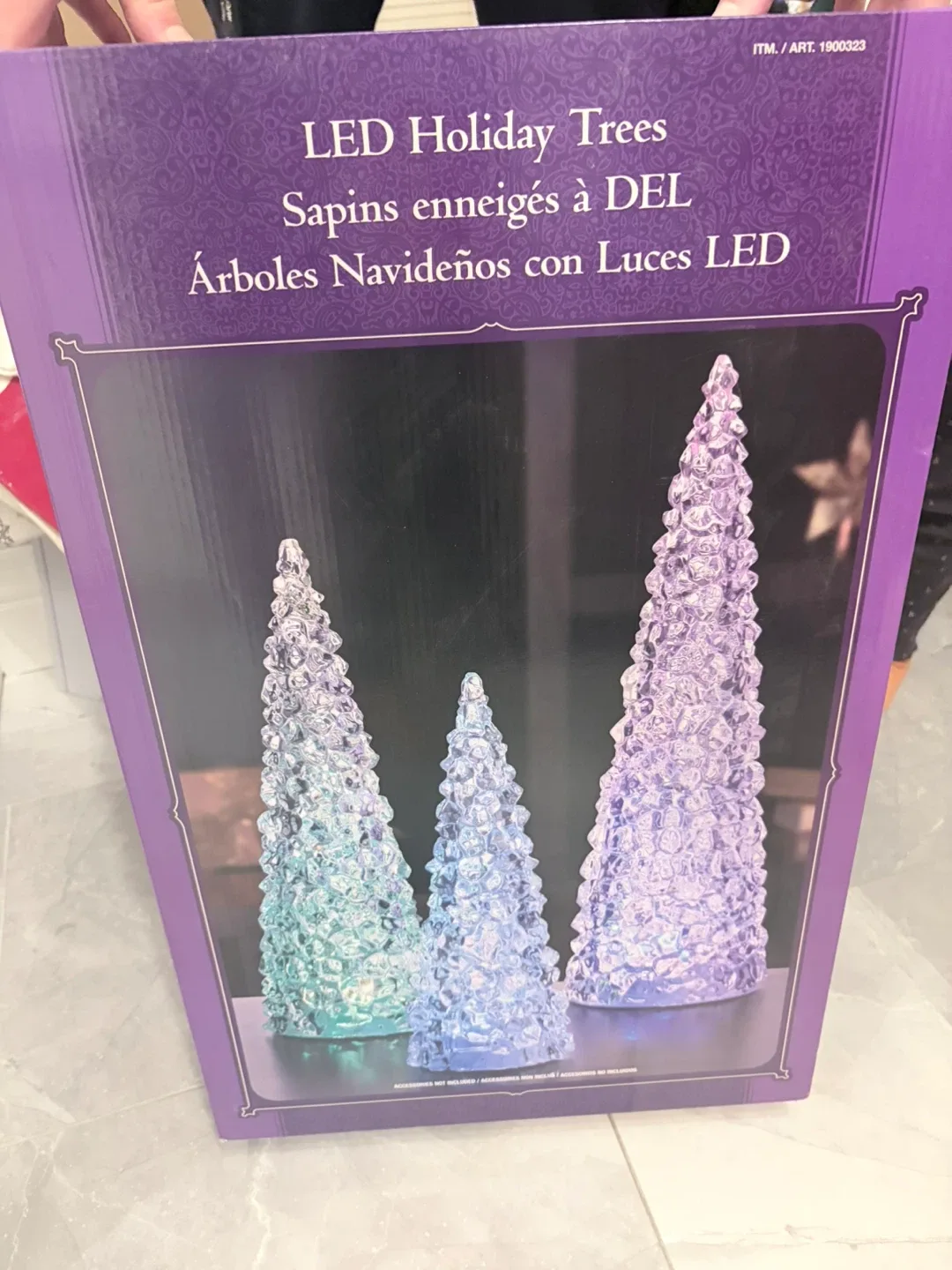 LED Holiday Trees - Sapins enneigés à DEL