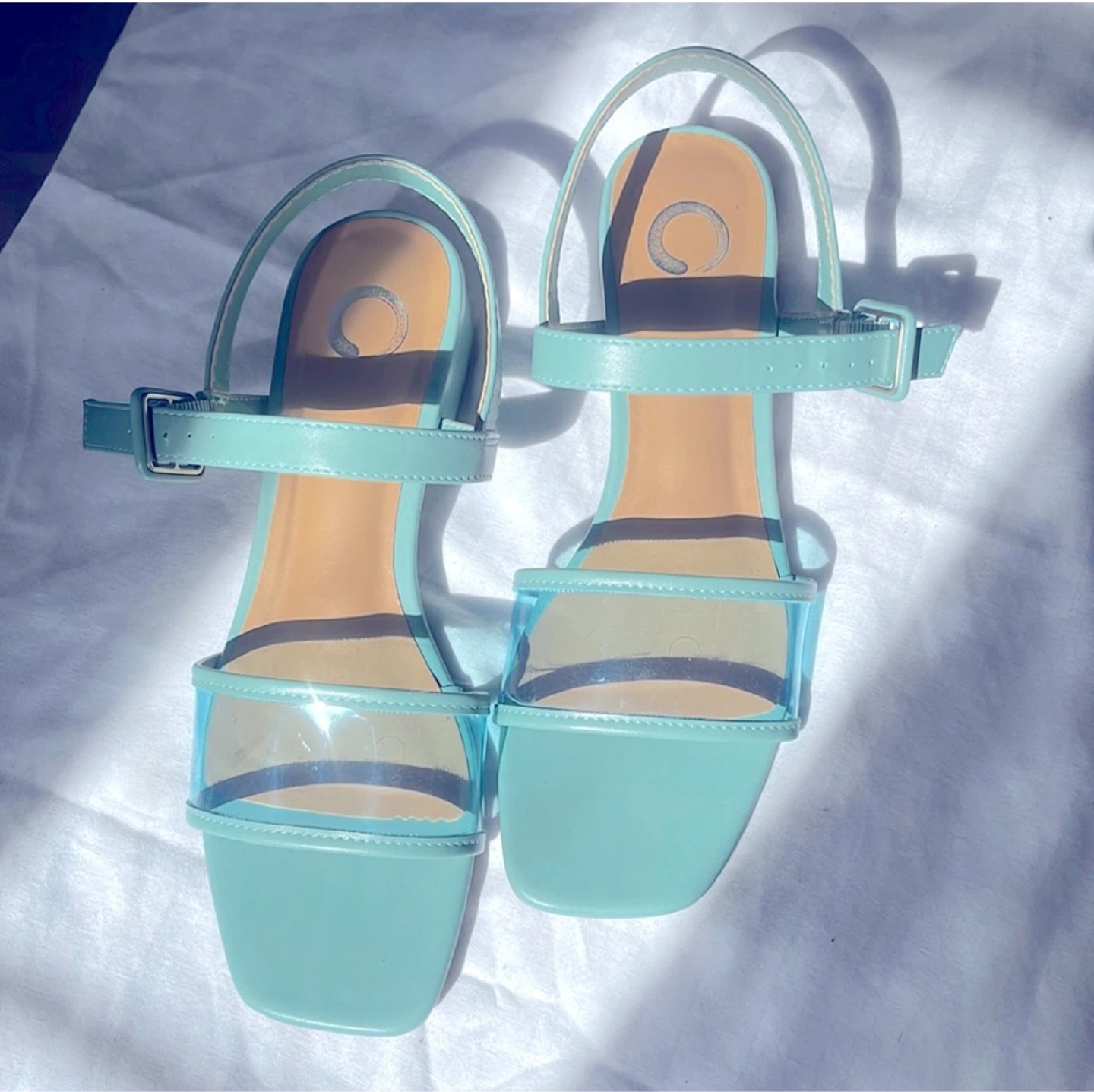 Celle Aqua Blue Sandals