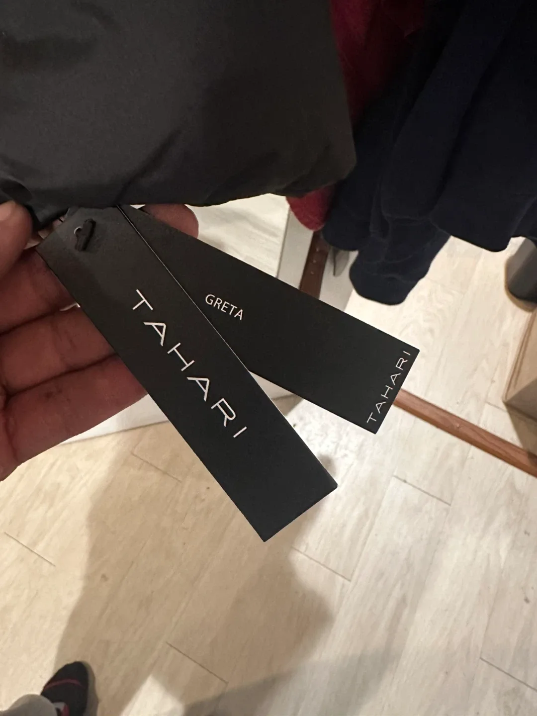 Tahari Greta Black Puffer Coat image indicator(2)