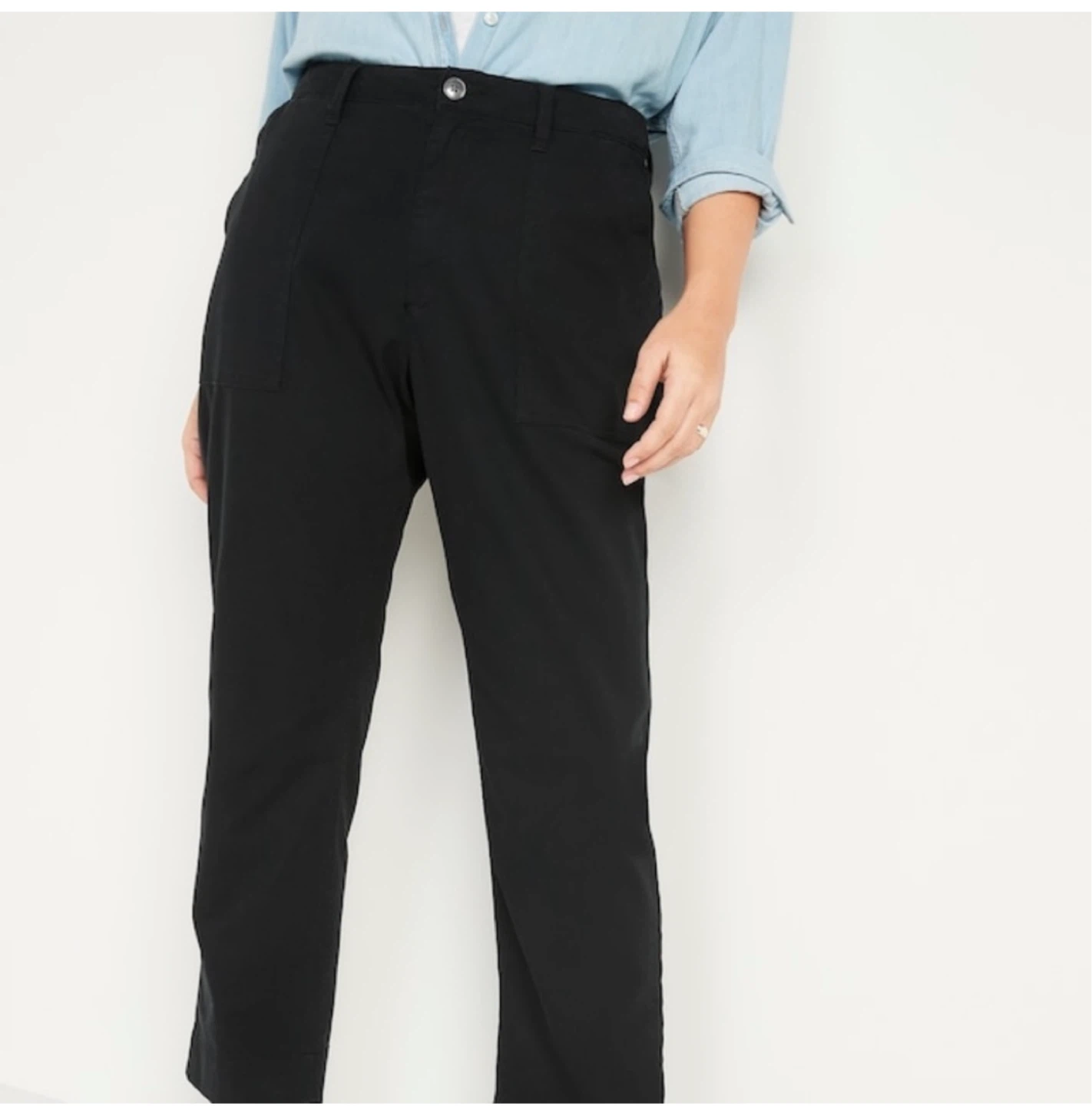 Old Navy Black Workwear Pants