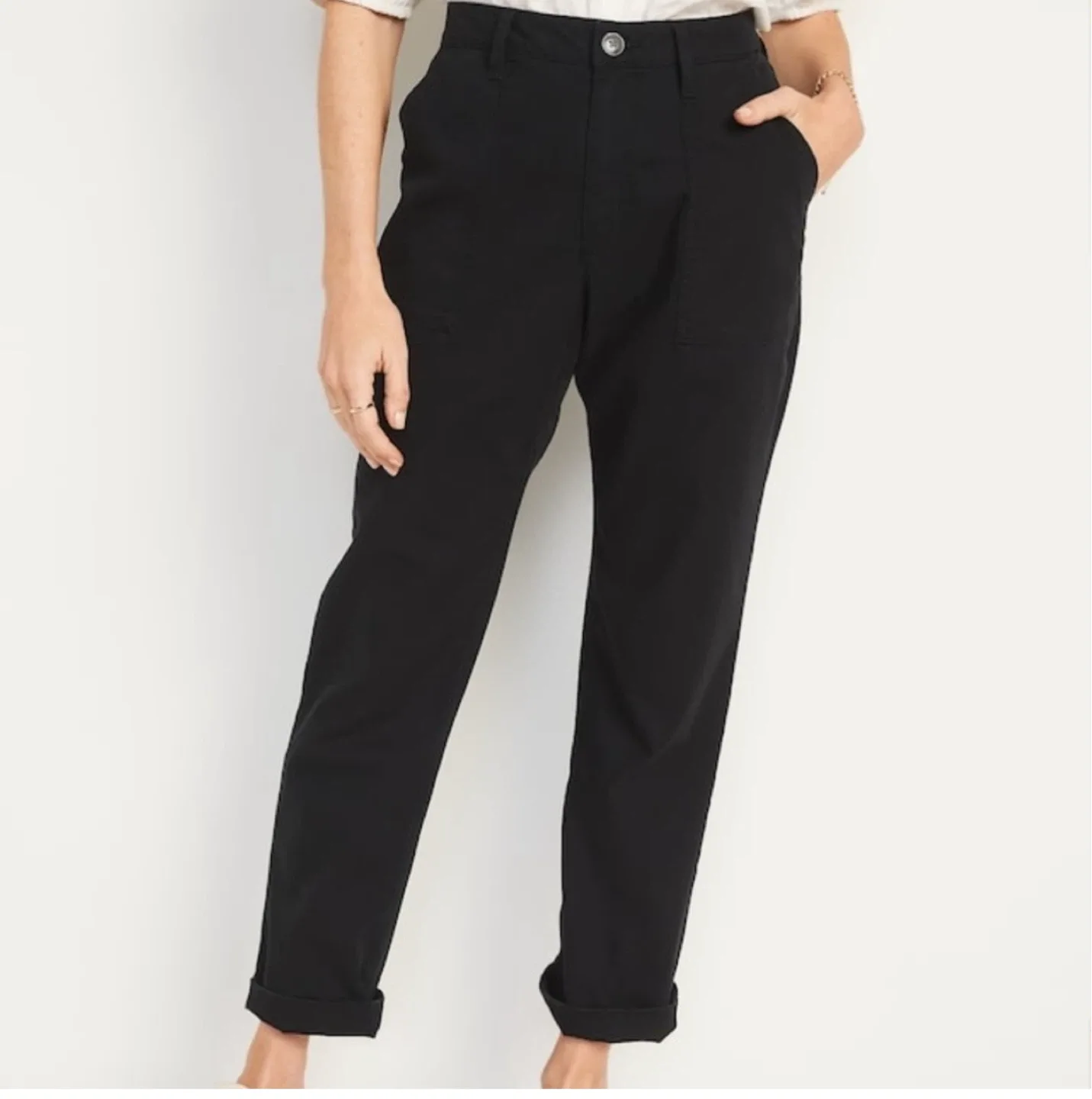 Old Navy Black Workwear Pants image indicator(5)