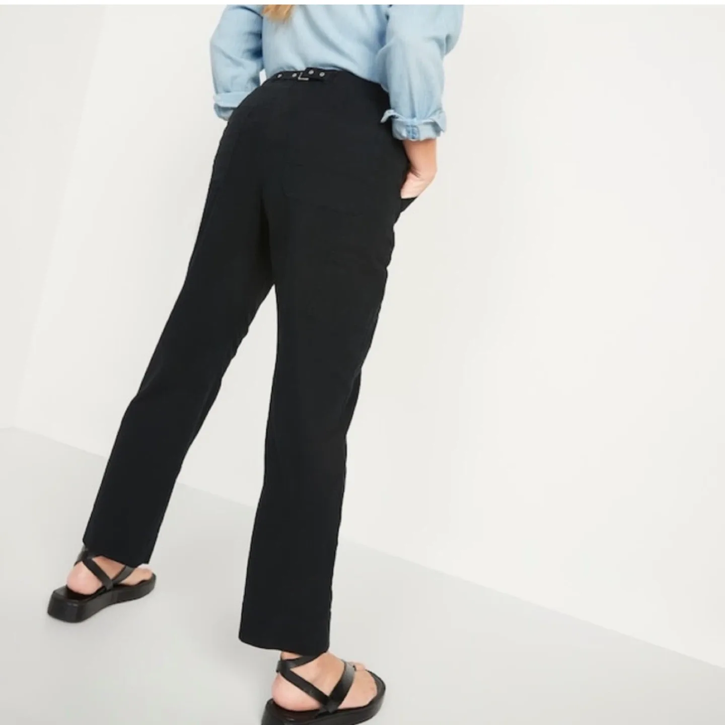 Old Navy Black Workwear Pants image indicator(6)