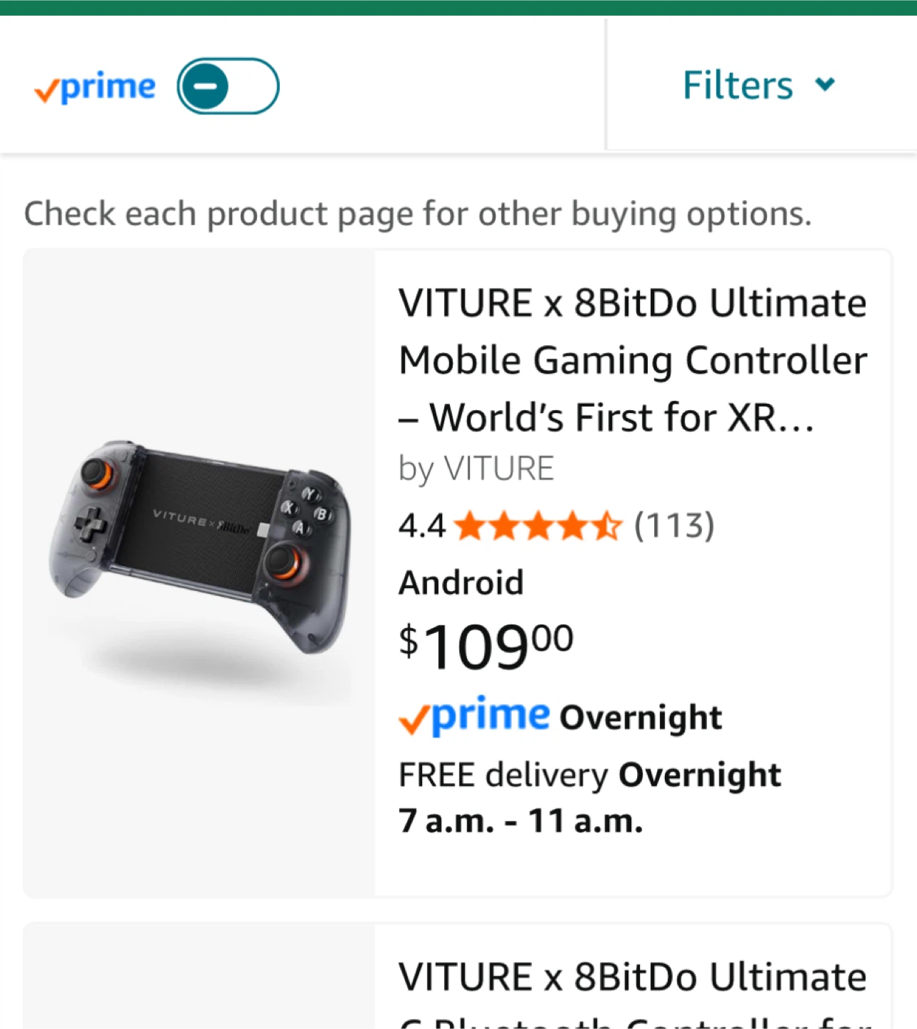 Viture x 8BitDo Mobile Gaming Controller