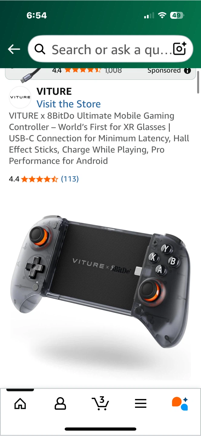 Viture x 8BitDo Mobile Gaming Controller - photo 2