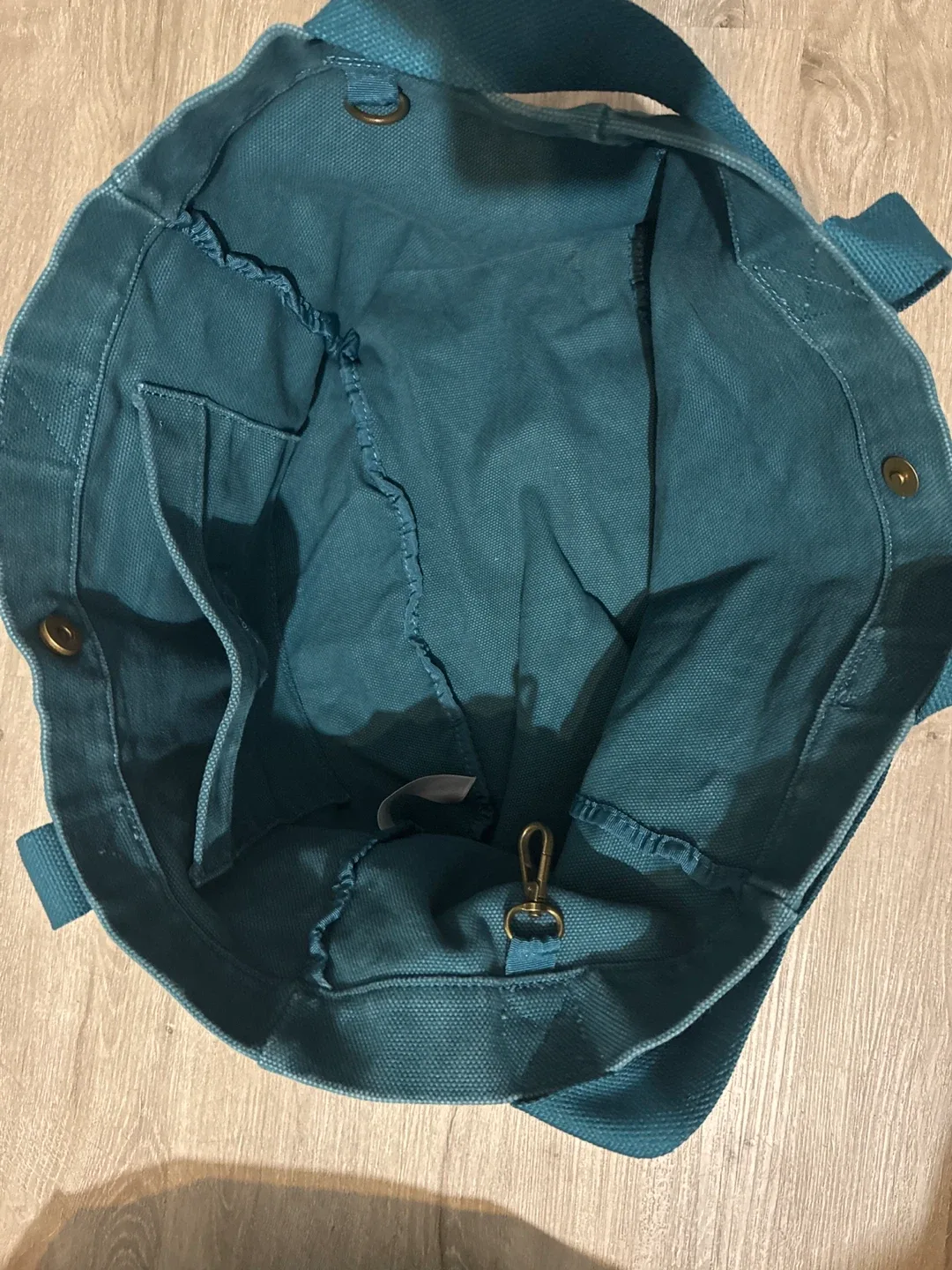 FIGS Teal Green Tote Bag image indicator(3)