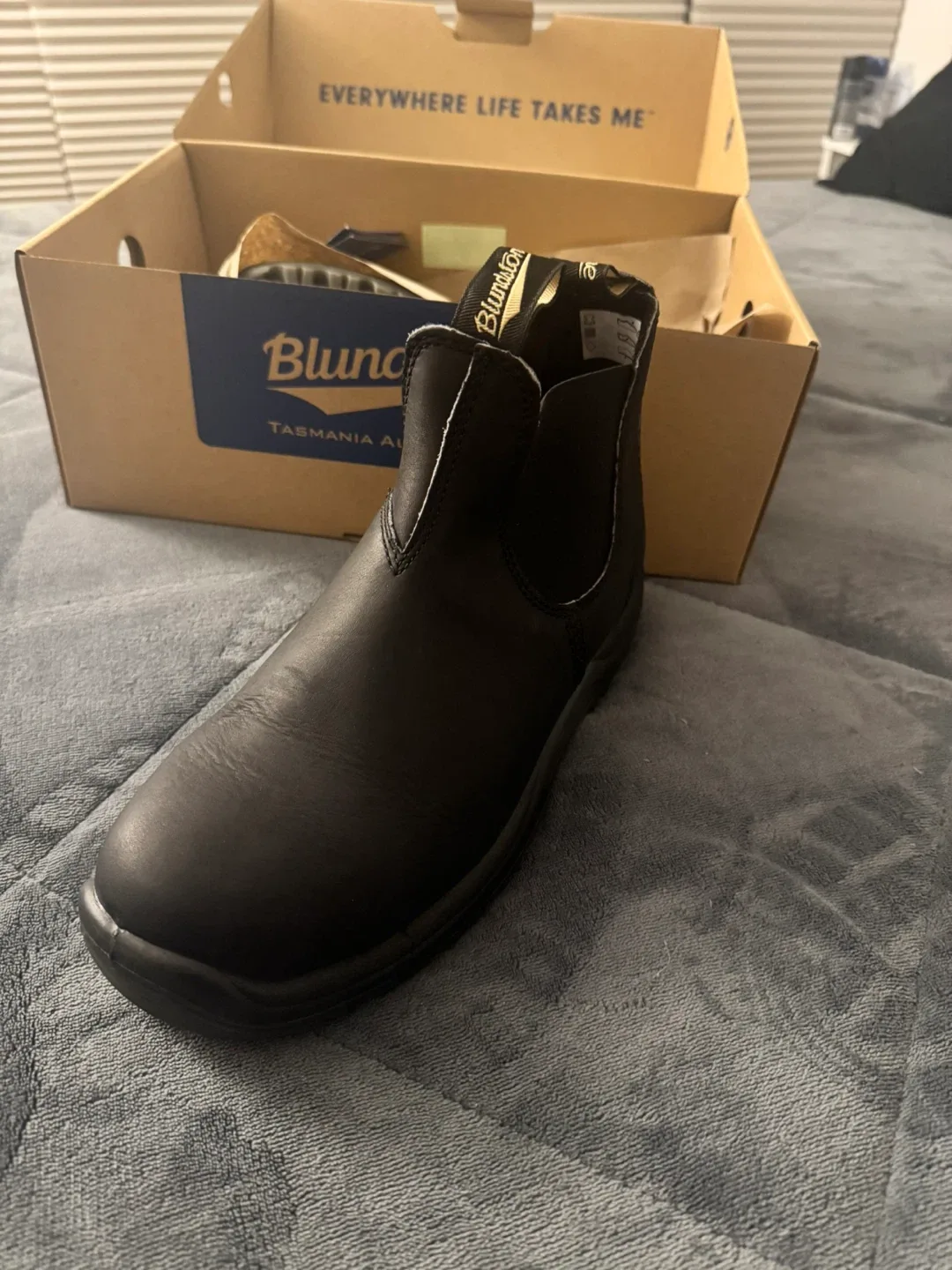 Blundstone Black Leather Chelsea Boots - Size 9 USA image indicator(4)